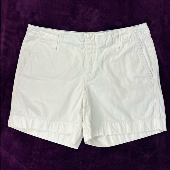Tommy Hilfiger White Chino Shorts 4.5” Inseam Size 8 - Picture 1 of 7